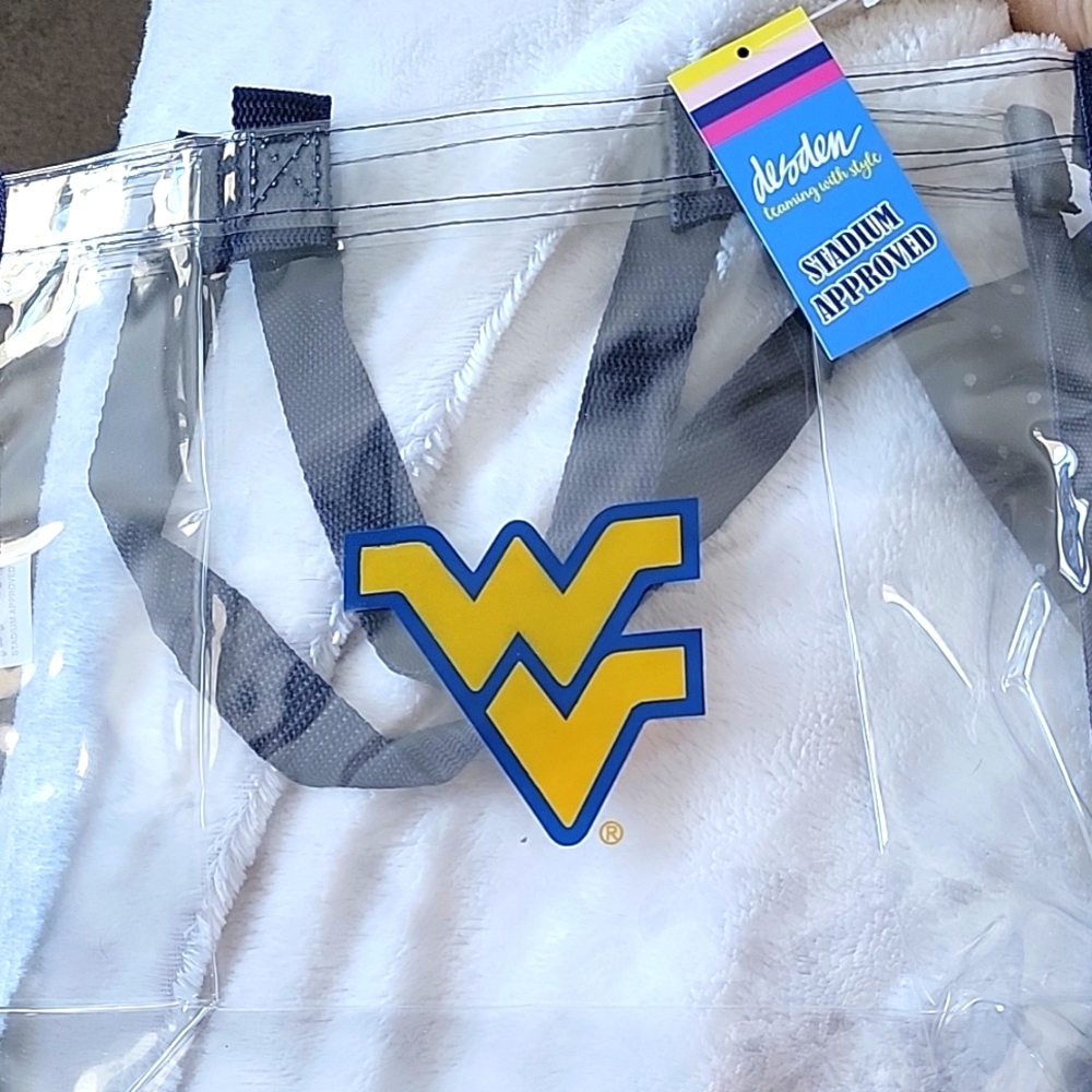 West Virginia Clear Tote Bag 12x12in